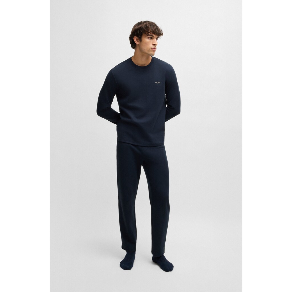 BOSS Pyjamaoberteil »Waffle LS-Shirt« ▷ Bestellen