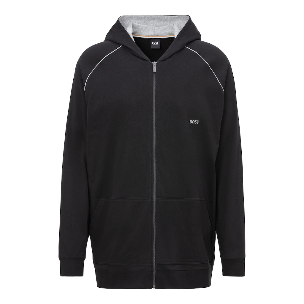 BOSS Sweatjacke »B-Mix&Match J« Mit Kontrastnaht Am Ärmel ▷ Bestellen