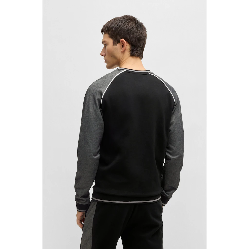BOSS Sweatshirt Mit Kontrastfarbenen Details ▷ Bestellen