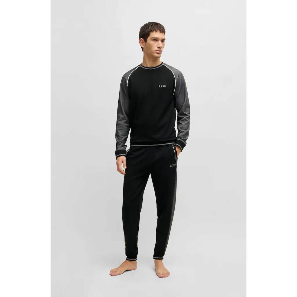BOSS Sweatshirt Mit Kontrastfarbenen Details ▷ Bestellen