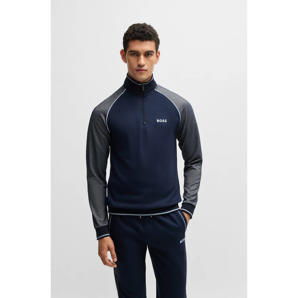 BOSS Sweatshirt »Tracksuit 1/4 Jacket« ▷ kaufen