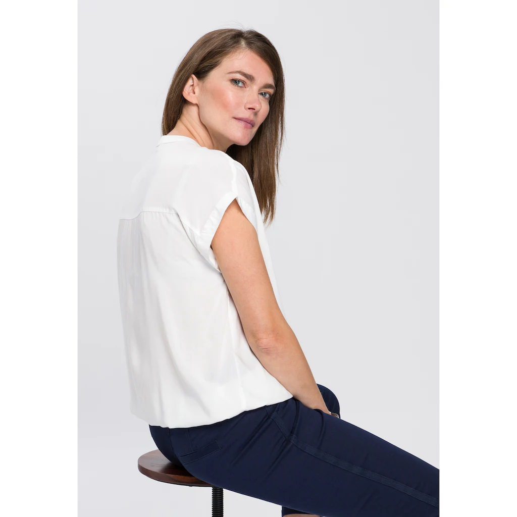 Boysen's Hemdbluse Im Oversized-Style Mit Ballonsaum