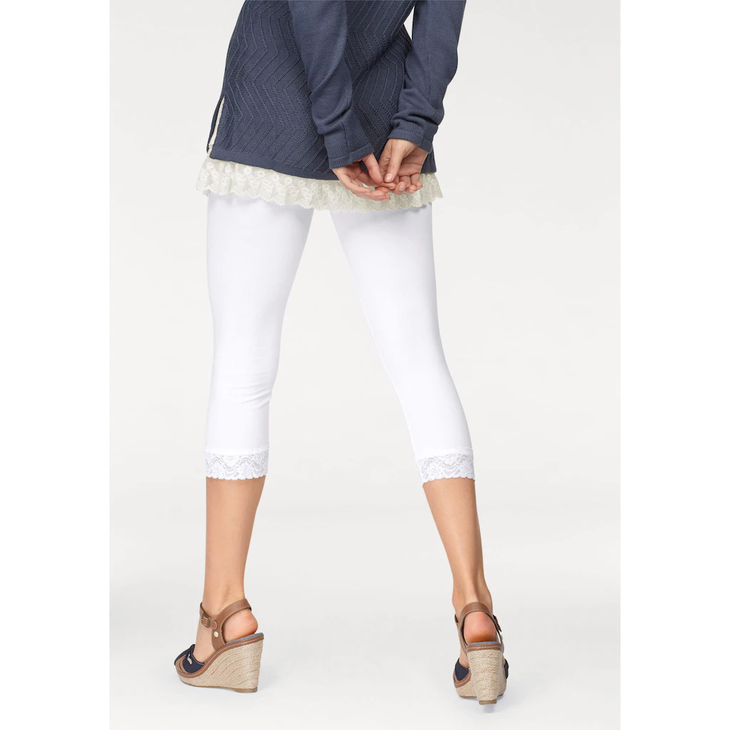 Boysen's Leggings (Packung 2er-Pack) Mit Spitze