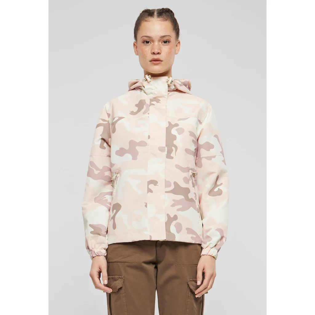 Brandit Allwetterjacke »Brandit Damen Ladies Summer Windbreaker Frontzip« (1 St.) Mit Kapuze