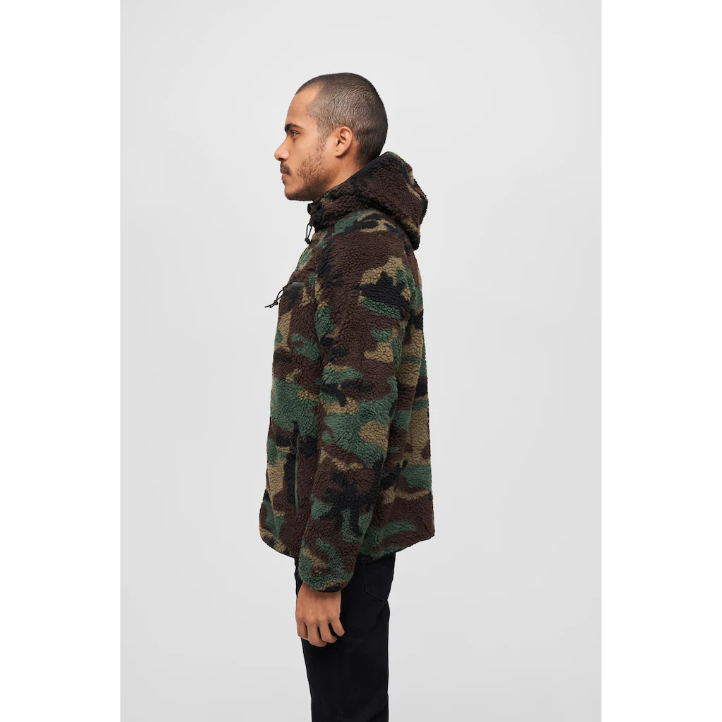 Brandit Anorak »Brandit Herren Teddyfleece Worker Jacket« (1 St.) Mit Kapuze ▷ Kaufen