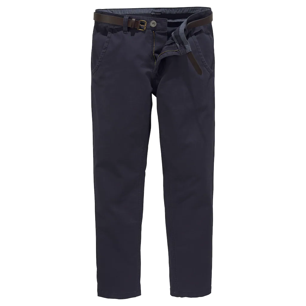 Bruno Banani Chinohose (Set Mit Abnehmbarem Gürtel) ▷ Für