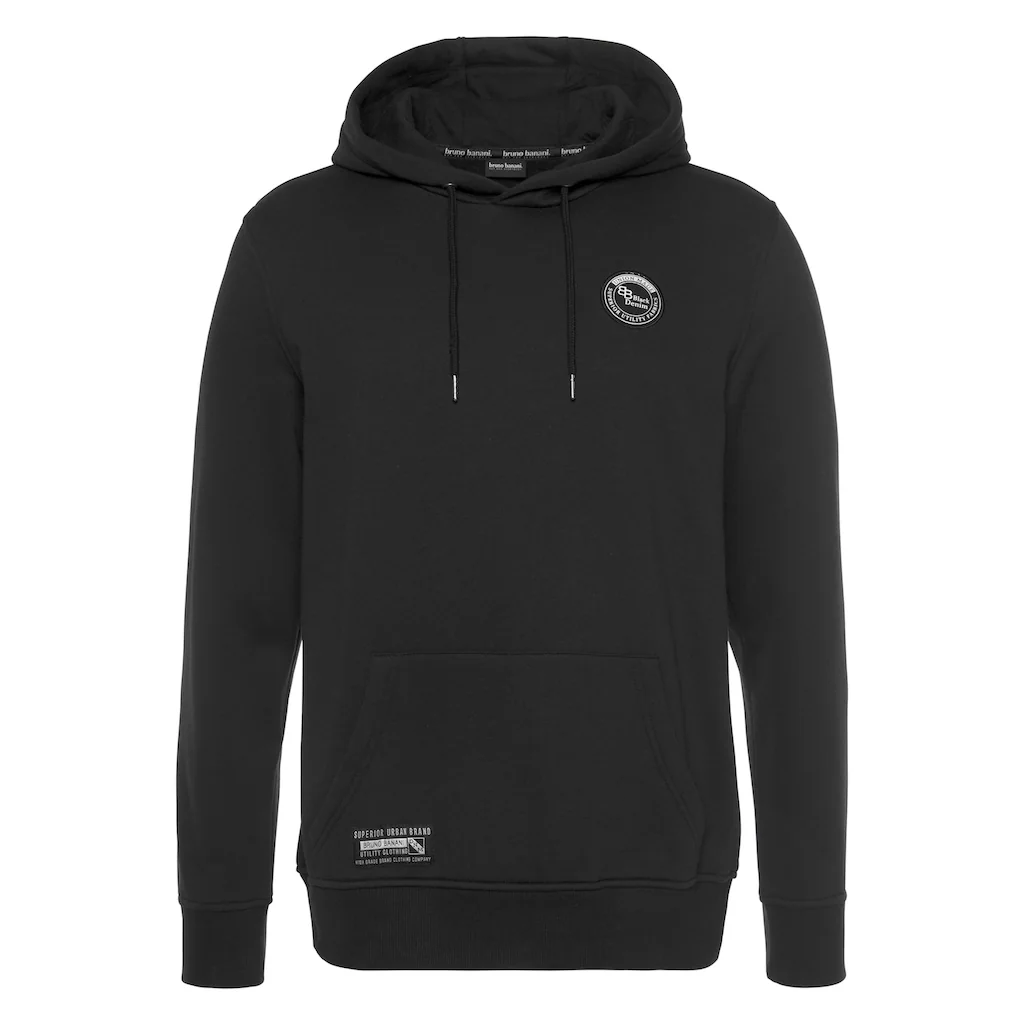 Bruno Banani Kapuzensweatshirt Langärmlig Schmal Geschnitten Bedrucktes Design ▷ Für
