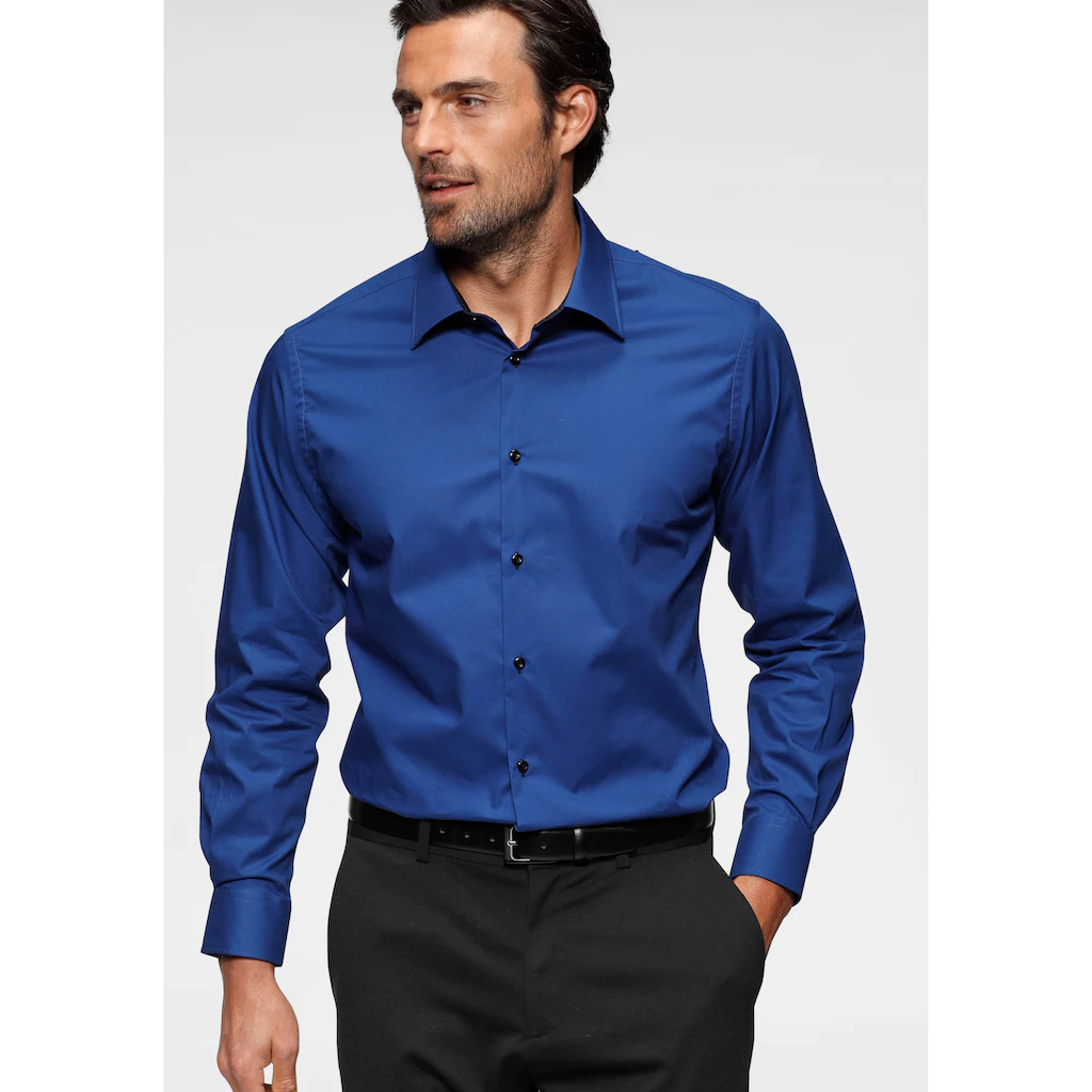 Bruno Banani Langarmhemd Kontrastbesatz ▷ bestellen