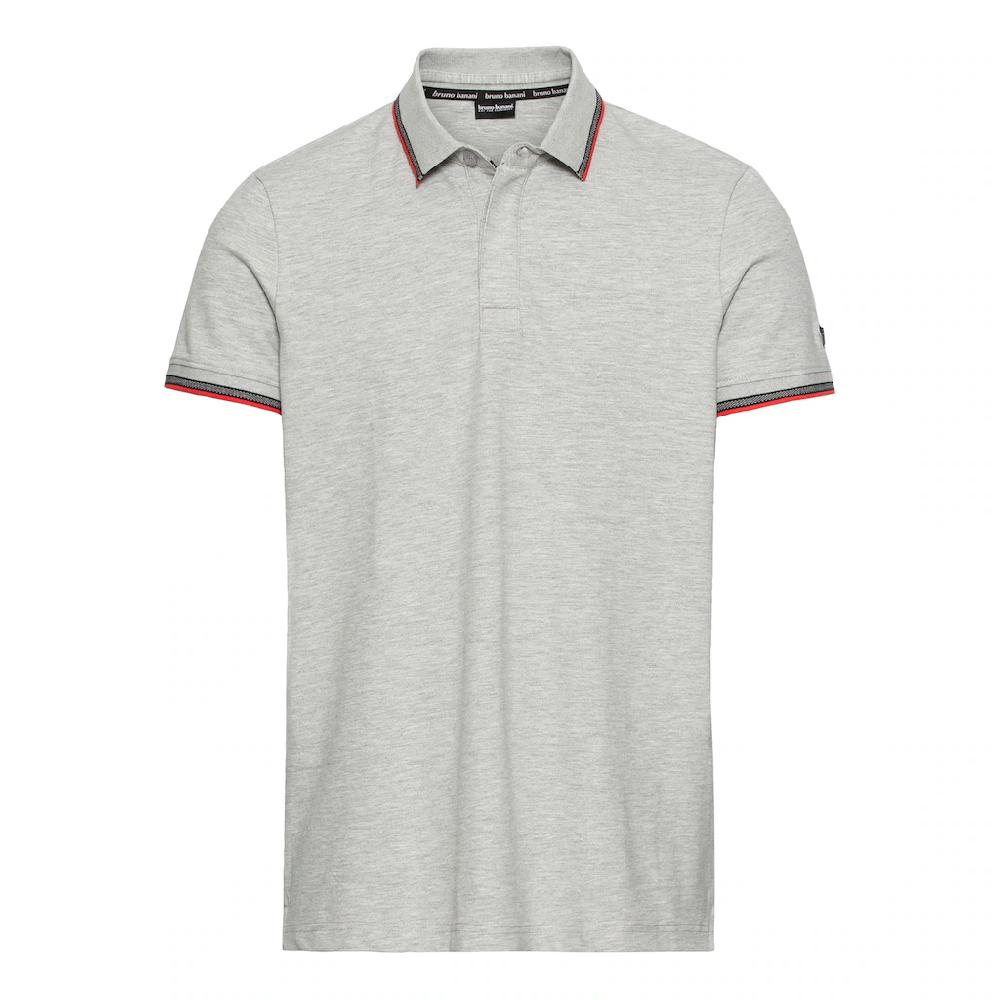 Bruno Banani Poloshirt Kurzarm Schmal Geschnitten Colourblocking-Optik ▷ Bestellen