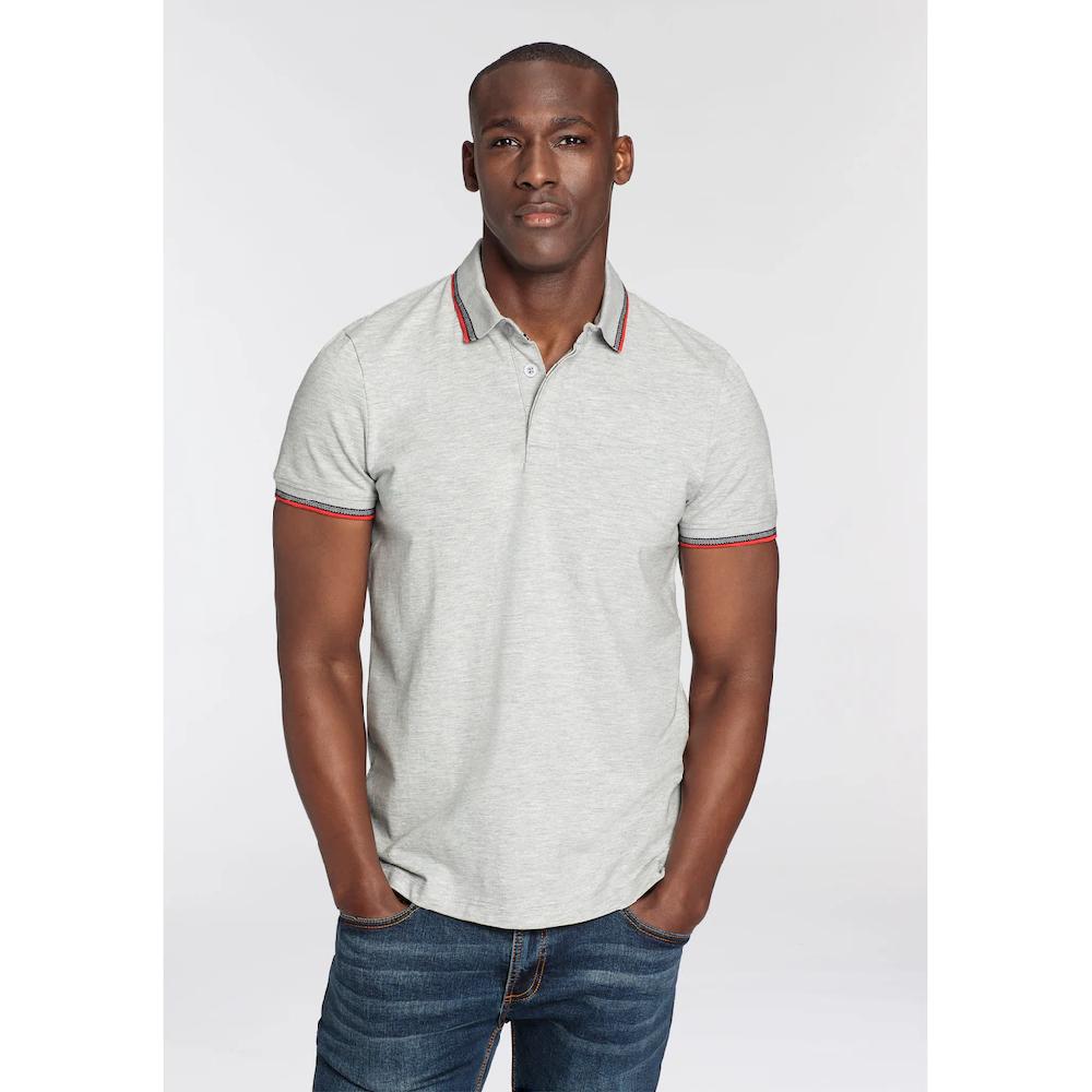 Bruno Banani Poloshirt Kurzarm schmal geschnitten Colourblocking-Optik ▷ bestellen