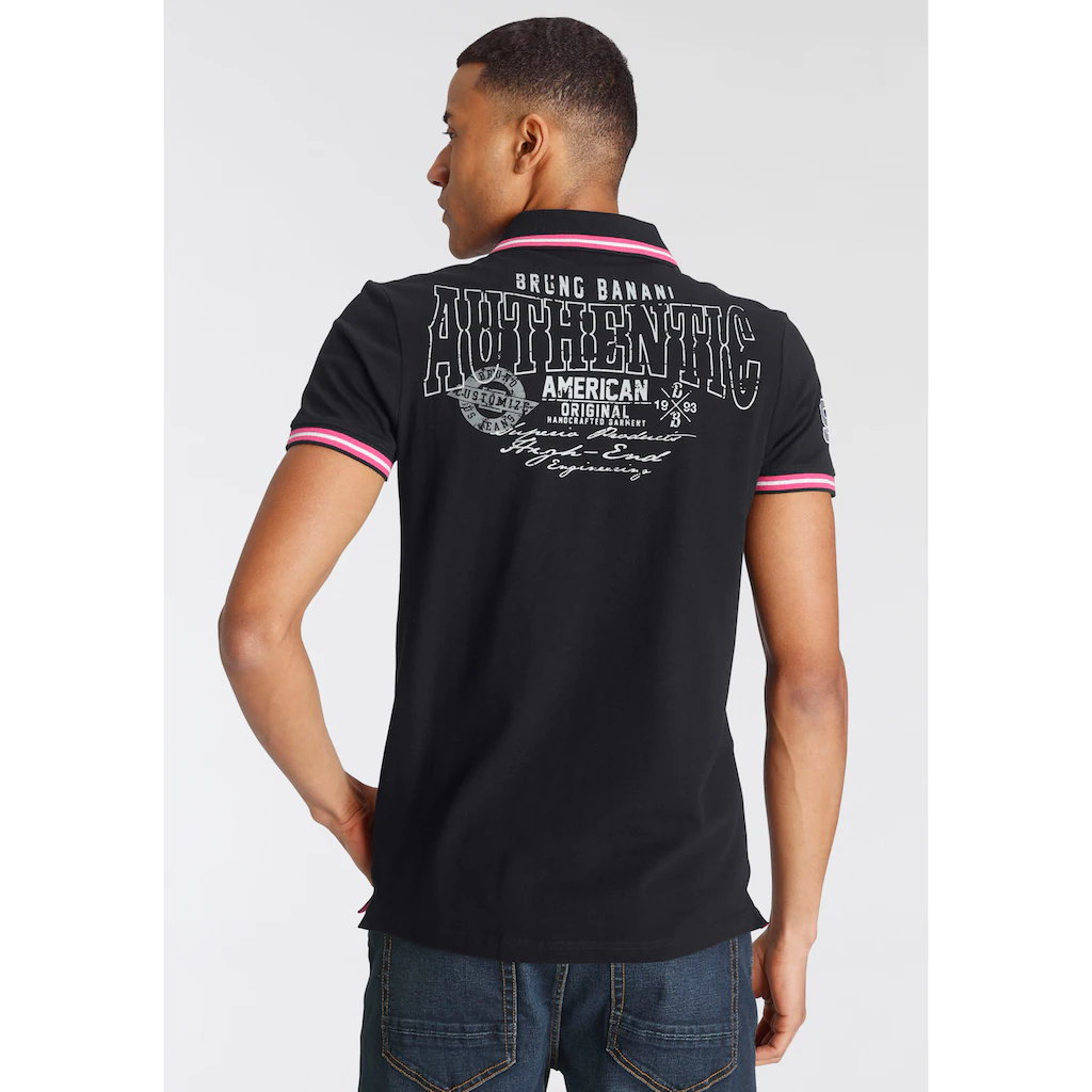 Bruno Banani Poloshirt Mit Rückenprint ▷ Kaufen