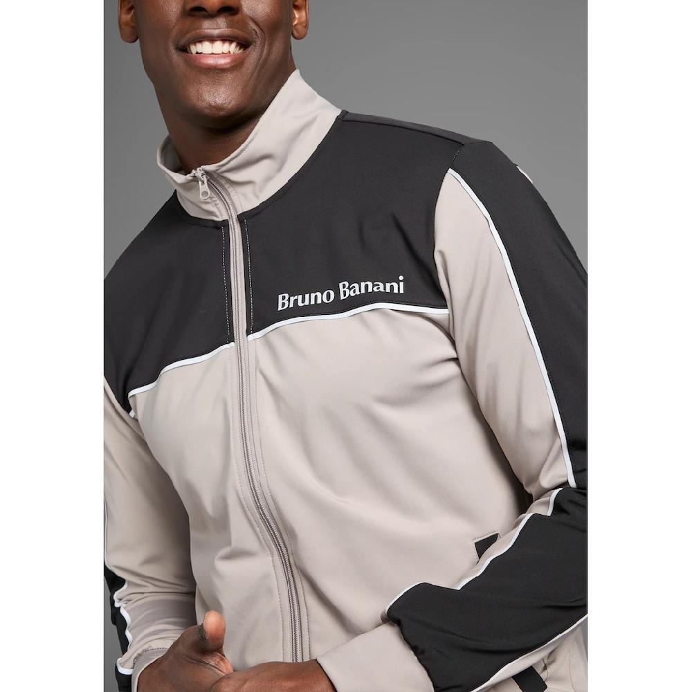 Bruno Banani Sweatjacke Mit Reflektorstreifen In Teilungsnähten