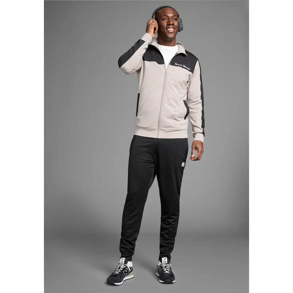 Bruno Banani Sweatjacke Mit Reflektorstreifen In Teilungsnähten