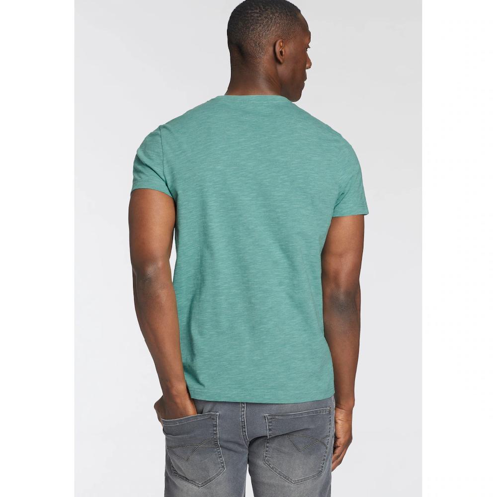Bruno Banani T-Shirt Mit Doppelkragen Und Zierbrusttasche ▷ Für