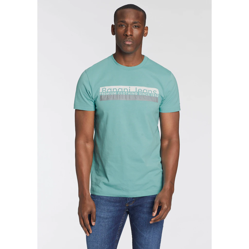 Bruno Banani T-Shirt Mit Modischem Frontprint ▷ Bestellen
