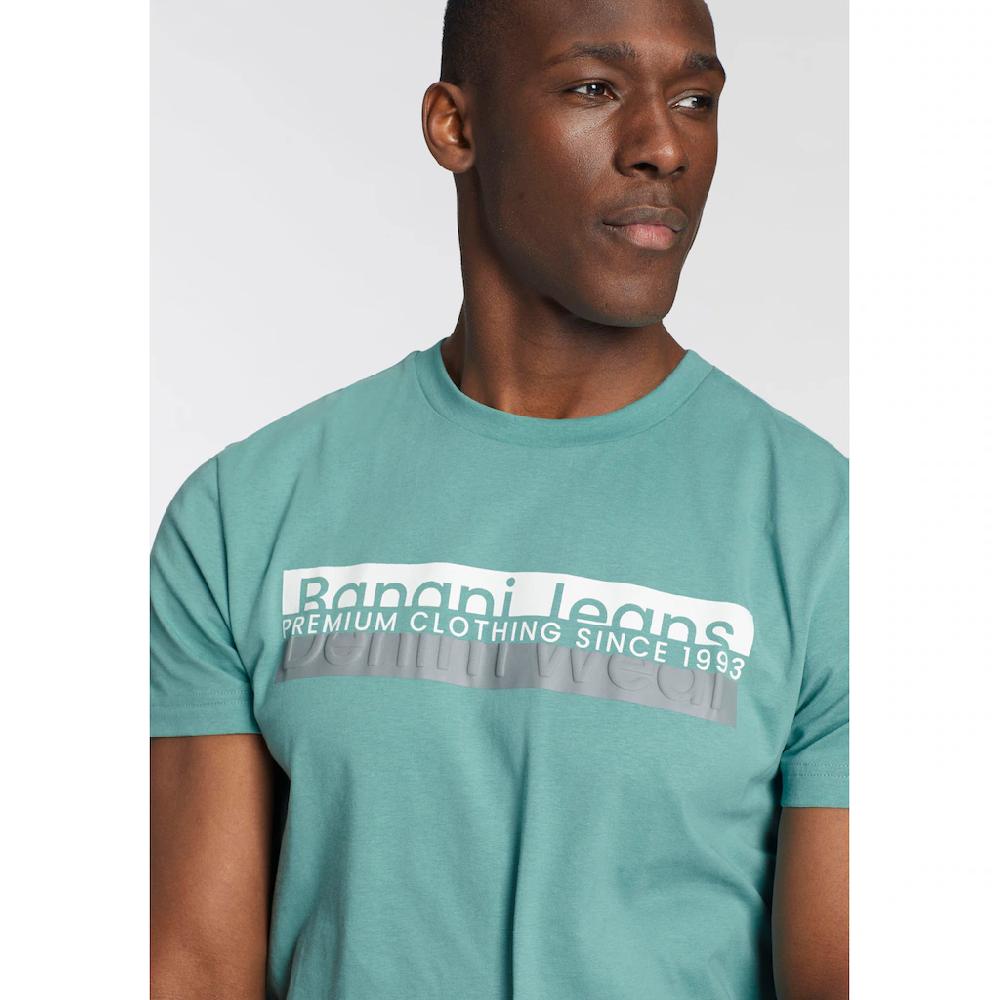 Bruno Banani T-Shirt Mit Modischem Frontprint ▷ Bestellen