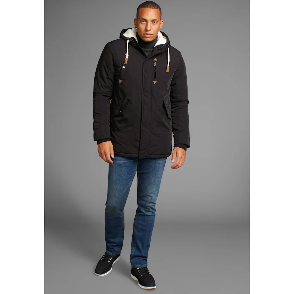 Bruno Banani Winterjacke Mit Kapuze Modischer Stil Taillierte Passform Mit Kapuze Mit Kordelzügen ▷ Bestellen