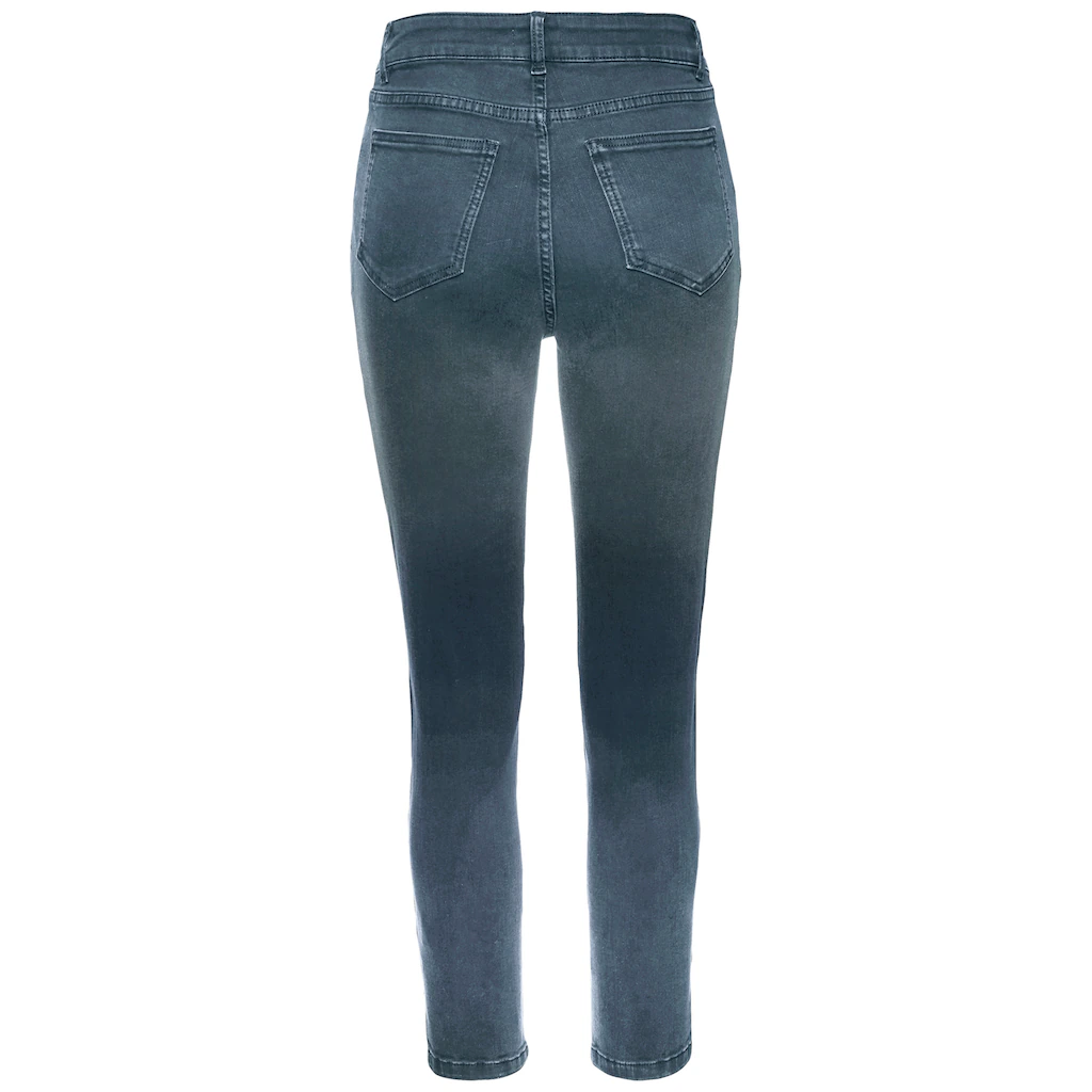 Buffalo 7/8-Jeans Mit Nieten Skinny Jeans Figurbetont Modisch