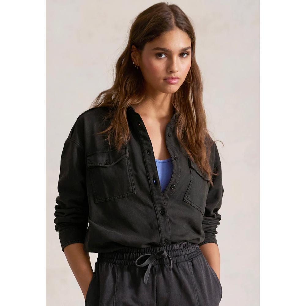 Buffalo Blusenshirt Loungeshirt Im Used-Look Loungewear