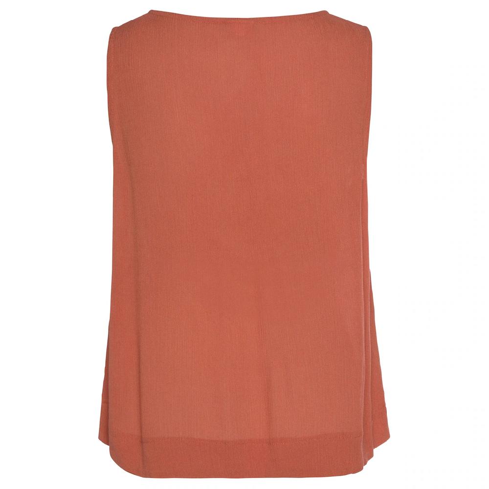 Buffalo Blusentop Aus Gekreppter Viskose Mit Knopfleiste Tanktop Blusenshirt