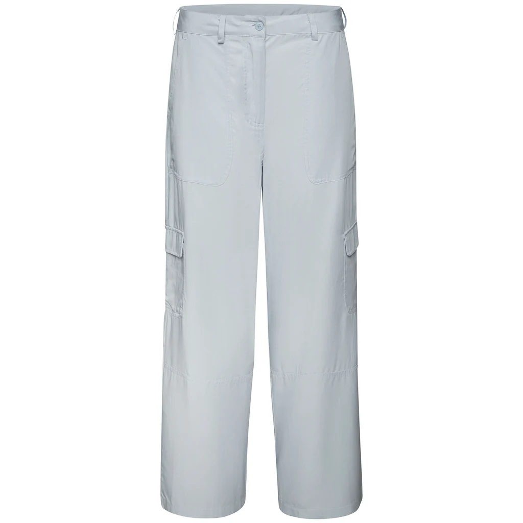 Buffalo Cargohose Aus Lyocell In Weiter Form Lässige Stoffhose Mit Seitlichen Taschen