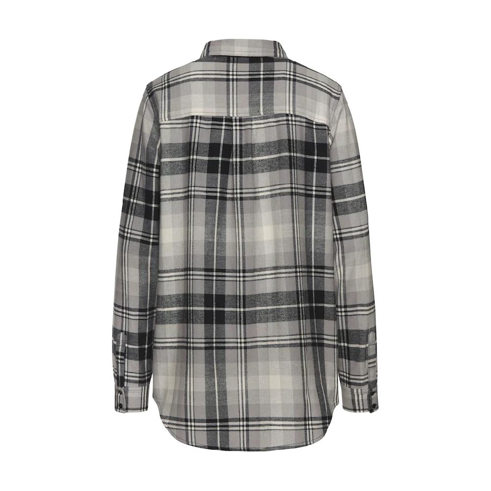 Buffalo Hemdbluse Aus Weichem Flanell Mit Blusenkragen Flanellhemd Karobluse