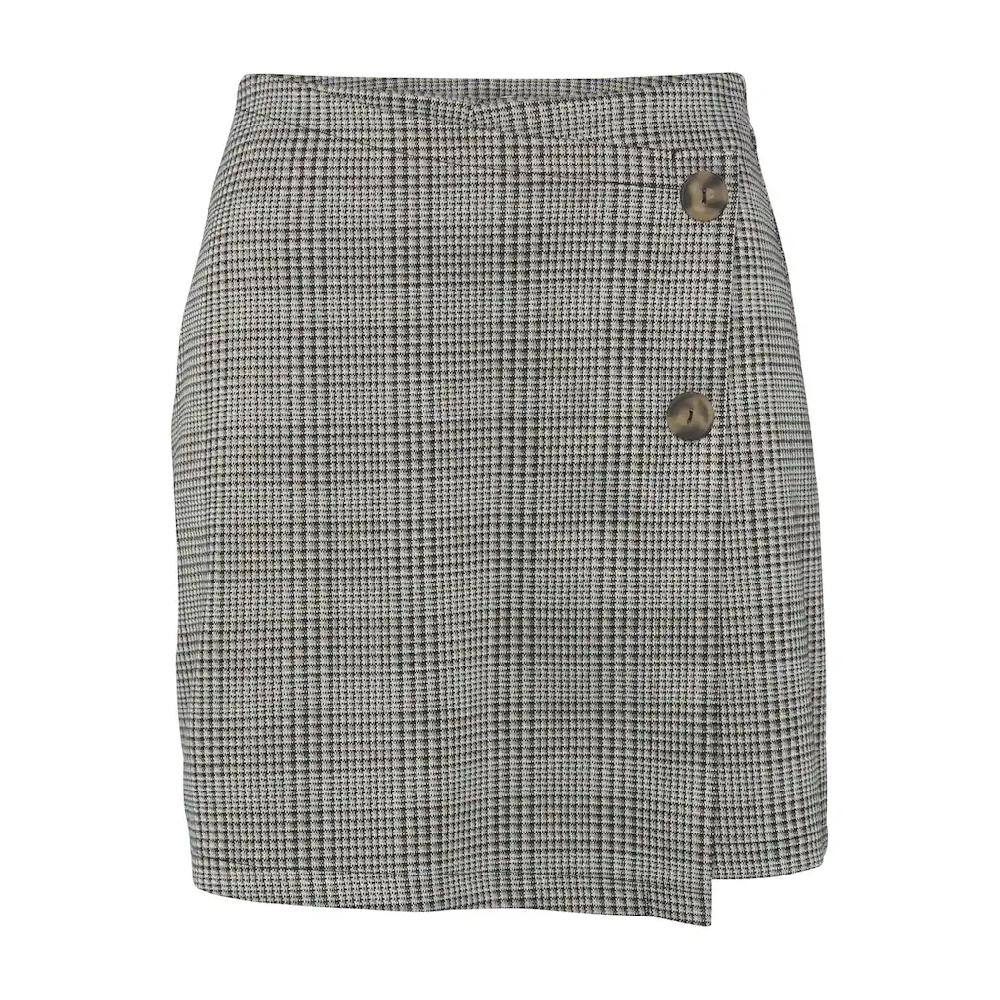 Buffalo Hosenrock In Wickeloptik Mit Karomuster Eleganter Skort Mit Zierknöpfen
