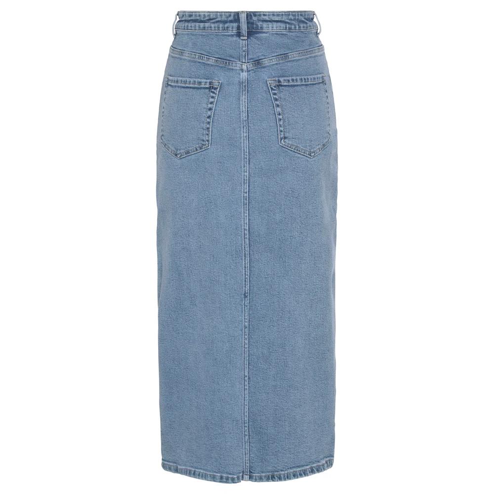 Buffalo Jeansrock In Modischer Midilänge Elastischer Denimrock Mit Schlitz Sommerrock