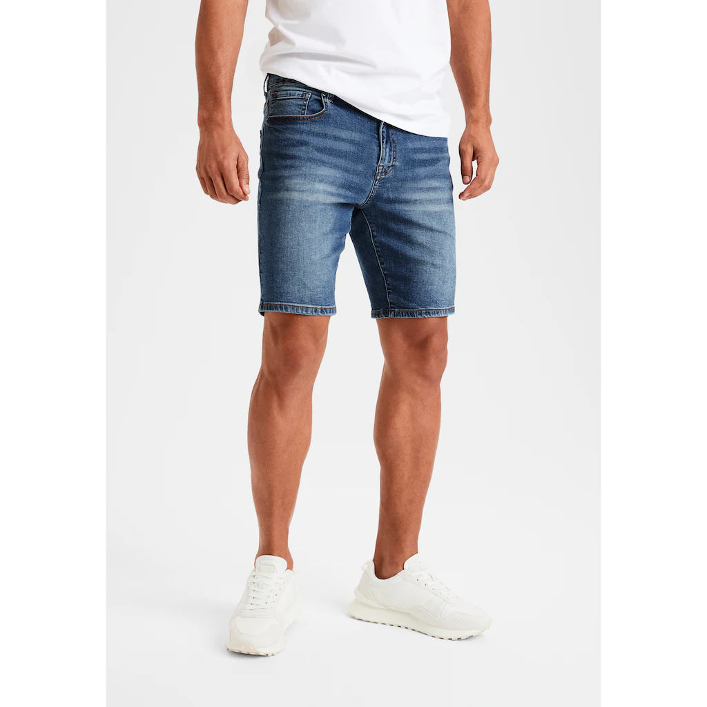 Buffalo Jeansshorts »5-Pocket Shorts « Mit Normaler Bundhöhe Kurze Hose Aus Elastischer Denim-Qualität