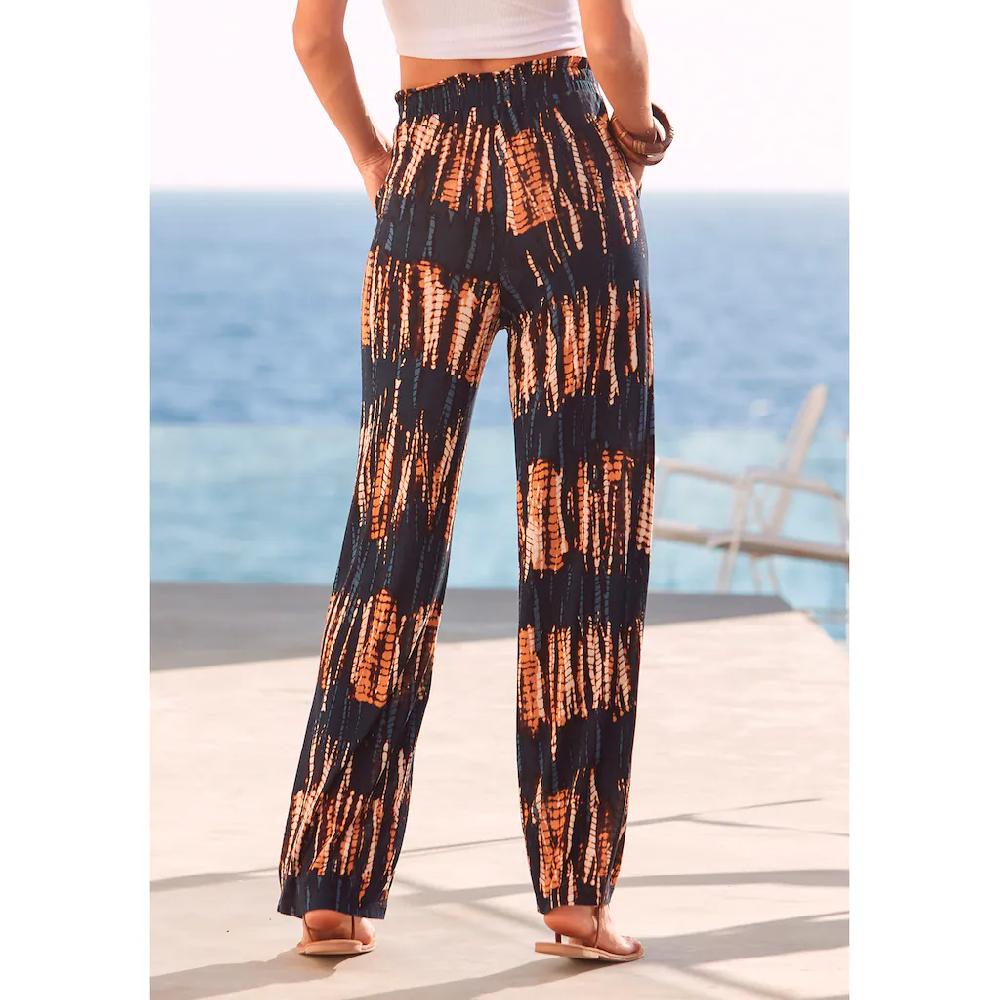 Buffalo Jerseyhose Mit Alloverdruck Und Elastischem Bund Sommerhose