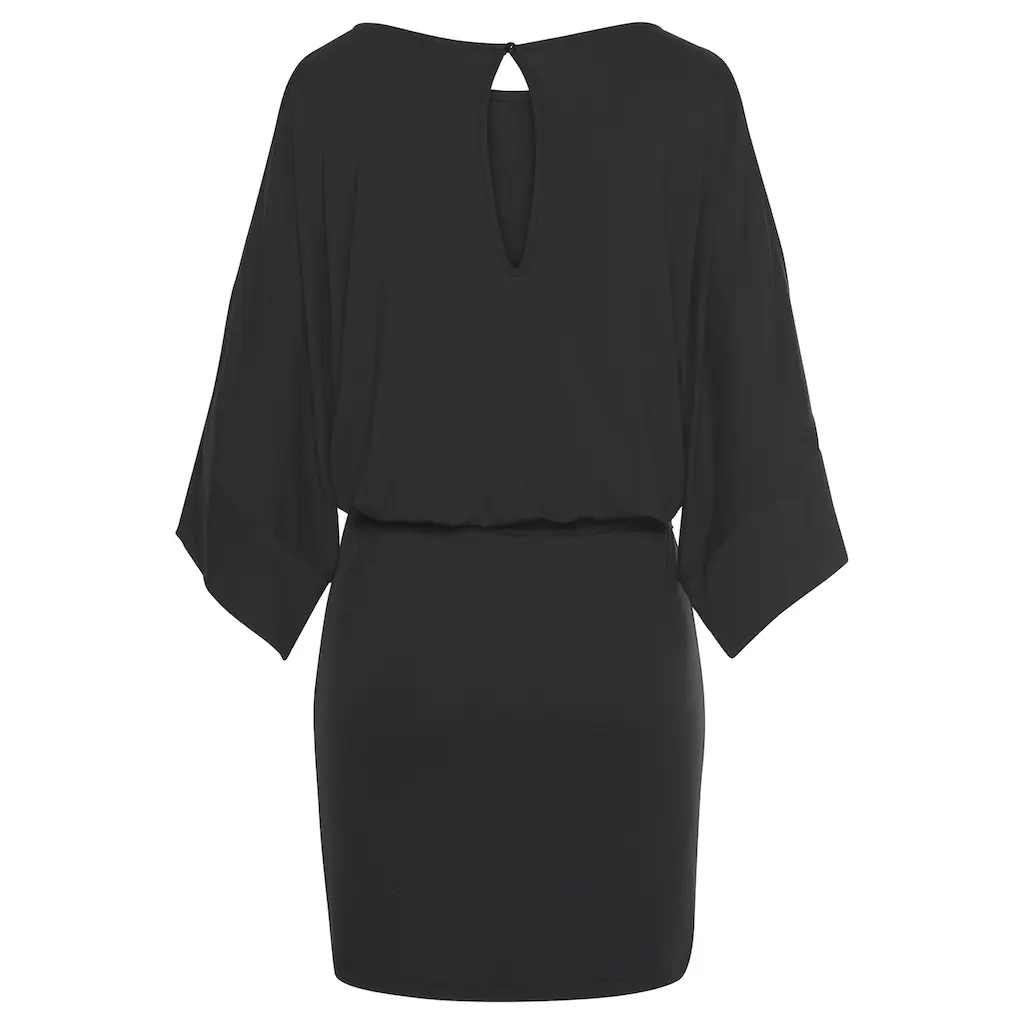 Buffalo Jerseykleid (mit Bindeband) Mit Ärmelschlitzen Sommerlich Elegant