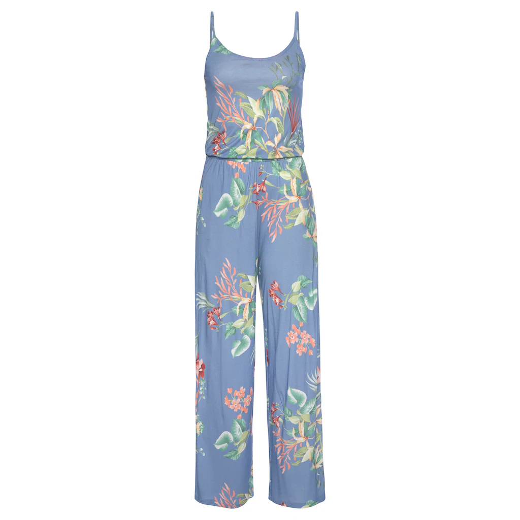 Buffalo Jumpsuit Mit Alloverdruck Und Taschen Sommerlicher Jumpsuit