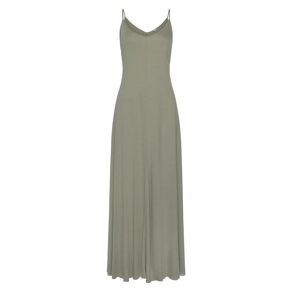 Buffalo Maxikleid Aus Jersey In Weiter Form Leichtes Sommerkleid Strandkleid Basic