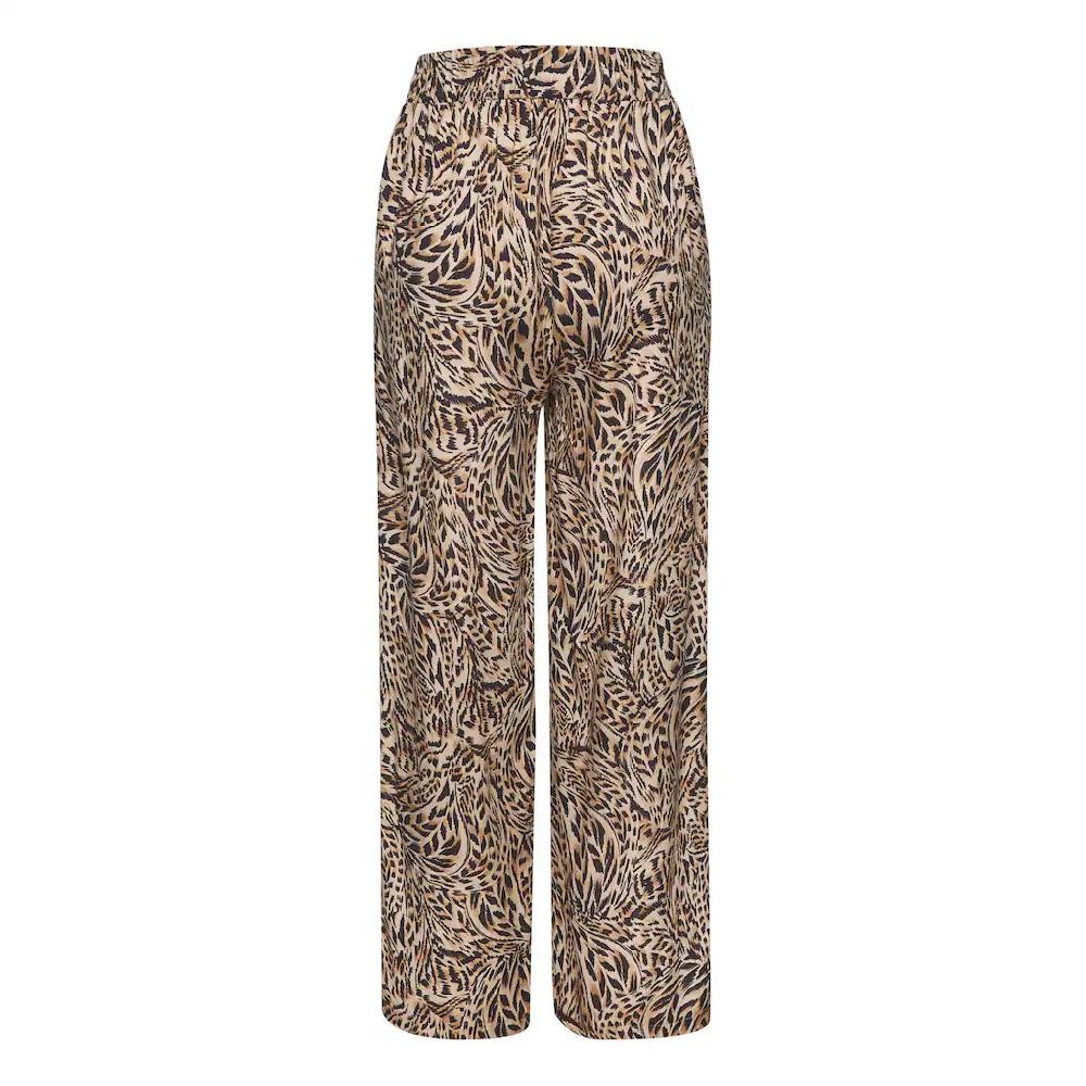 Buffalo Palazzohose Aus Gewebter Viskose Stoffhose Mit Taschen Und Gürtel Sommerhose