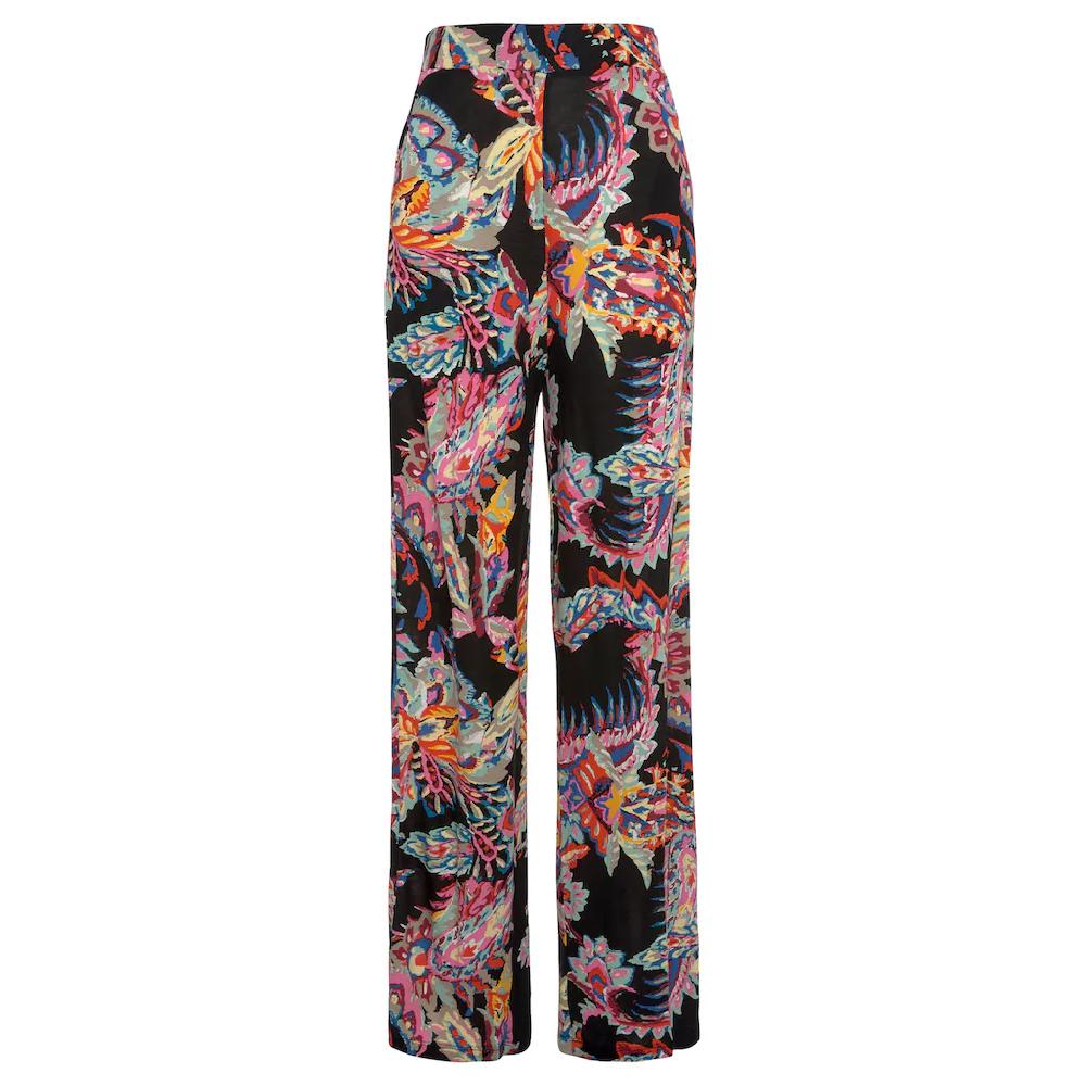 Buffalo Palazzohose Aus Viskosejersey Im Alloverprint Mit Taschen