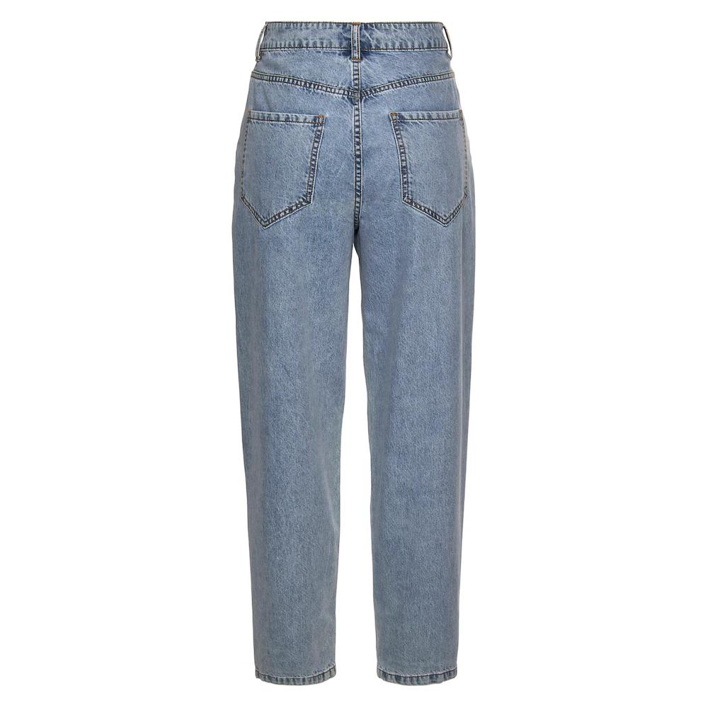 Buffalo Relax-fit-Jeans In High-Waist-Form Mit Bundfalten Verkürzte Länge Modisch