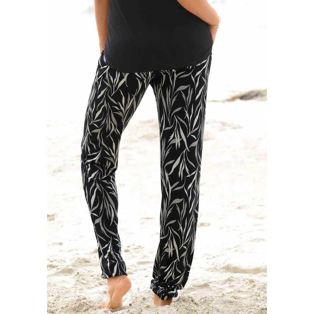 Buffalo Strandhose Aus Viskose Mit Taschen Elastikbund Jerseyhose