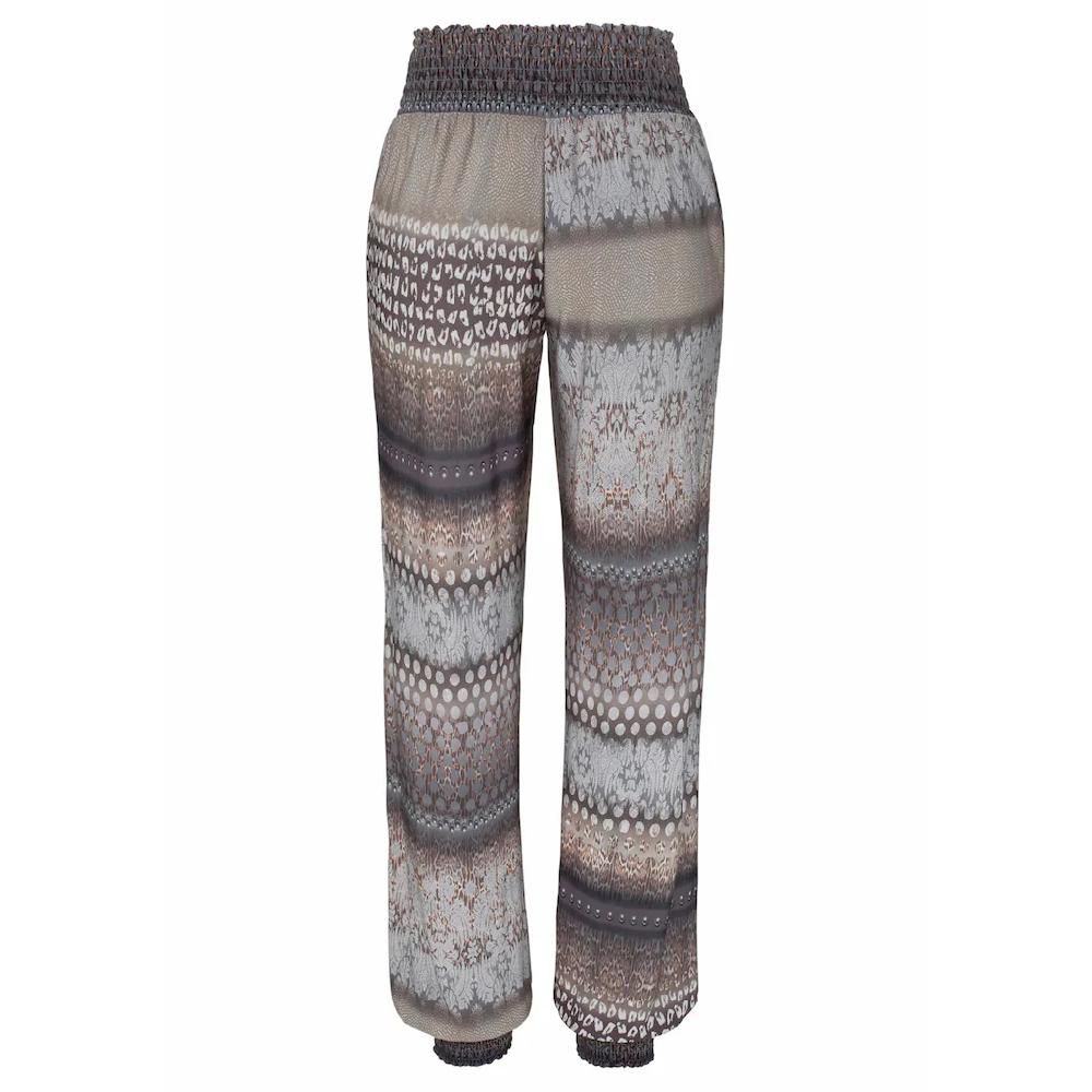 Buffalo Strandhose Mit Alloverdruck Und Taschen Jerseyhose Relaxhose