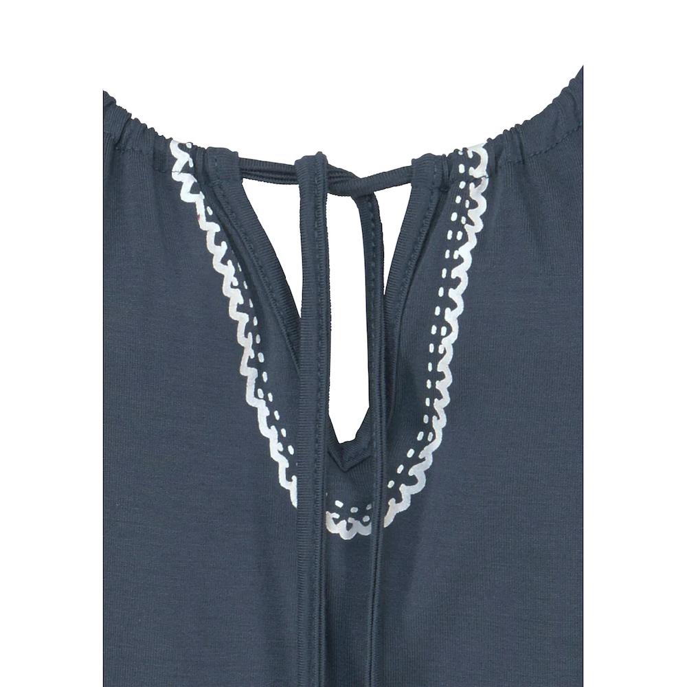 Buffalo Strandtop Mit Druck In Stickereioptik Spaghettiträger Damentop Leger