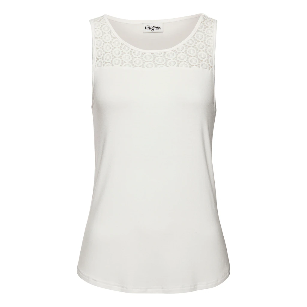 Buffalo Strandtop Mit Spitzeneinsatz Modisch Tanktop Damentop