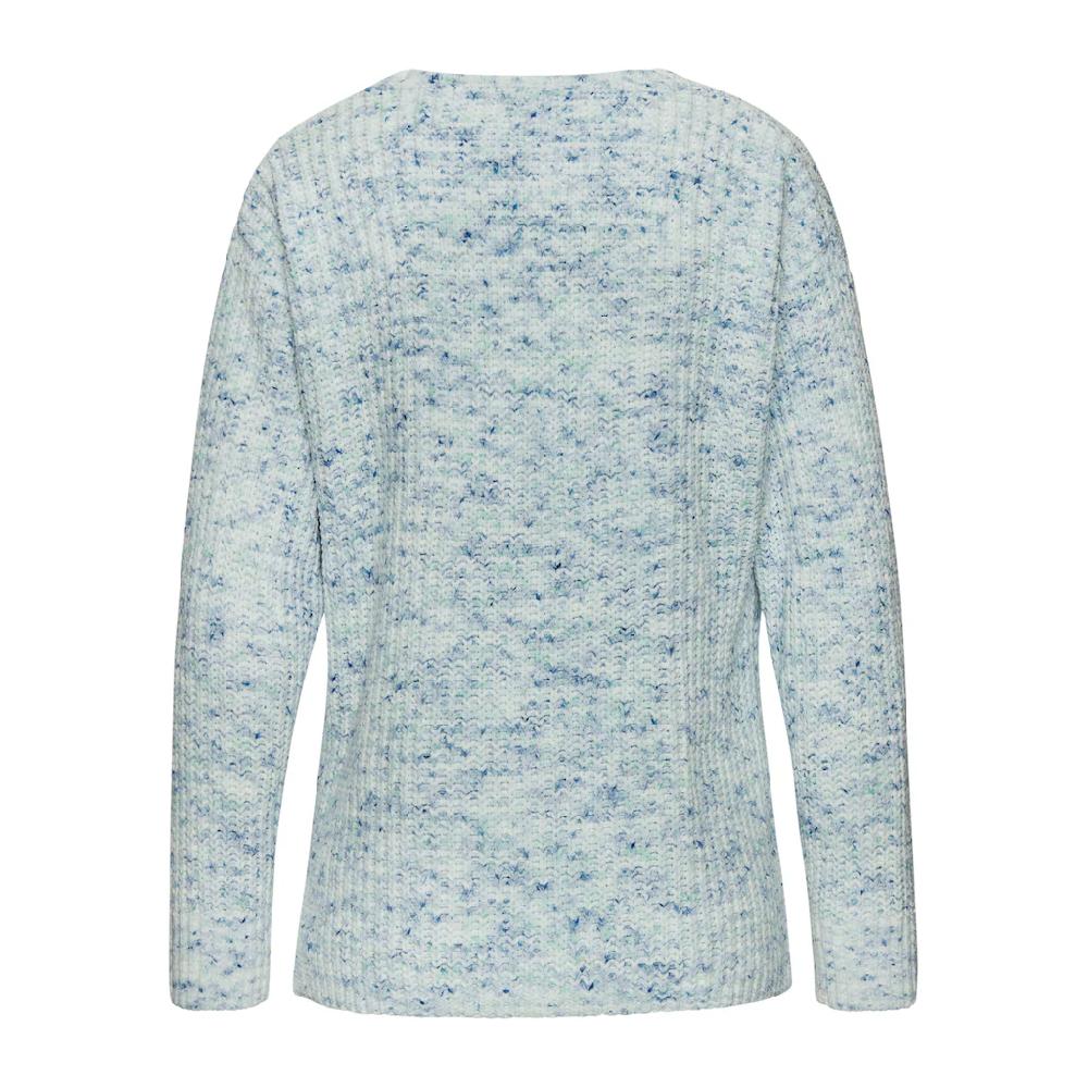 Buffalo V-Ausschnitt-Pullover Aus Weichem Chenille Strickpullover Kuschelig Weich Pastell