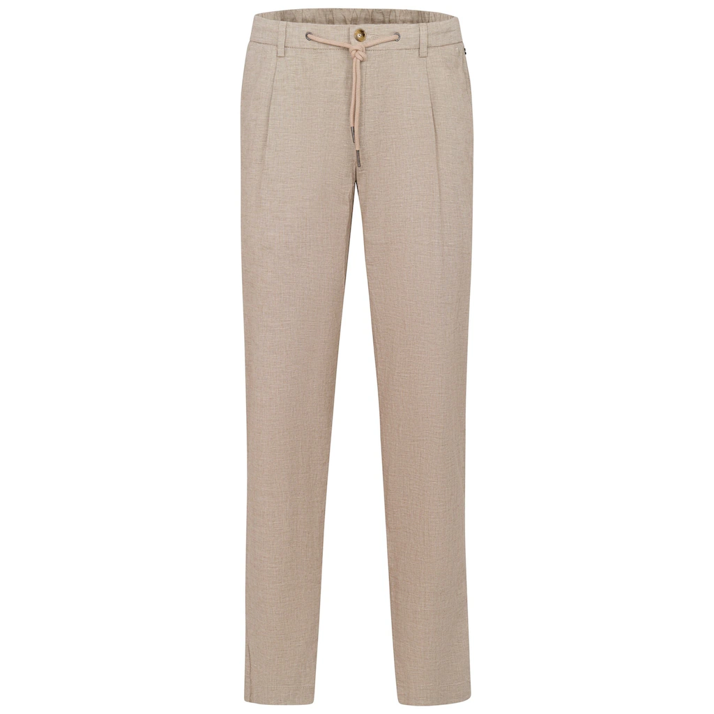 Bugatti Bundfaltenhose Mit Baumwoll-Leinen-Mix ▷ Bestellen