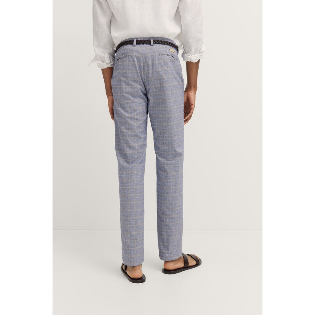 Bugatti Chinohose Mit Körpernaher Passform