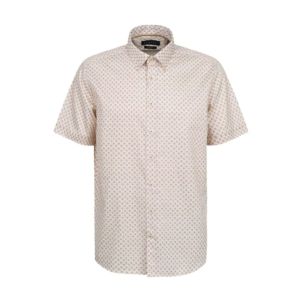 Bugatti Kurzarmhemd Aus Satin-Twill