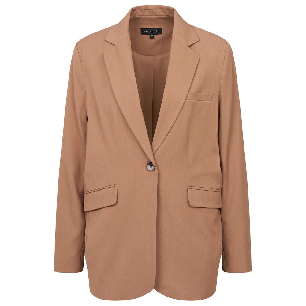 Bugatti Kurzblazer Aus Elastischem Viskosemix