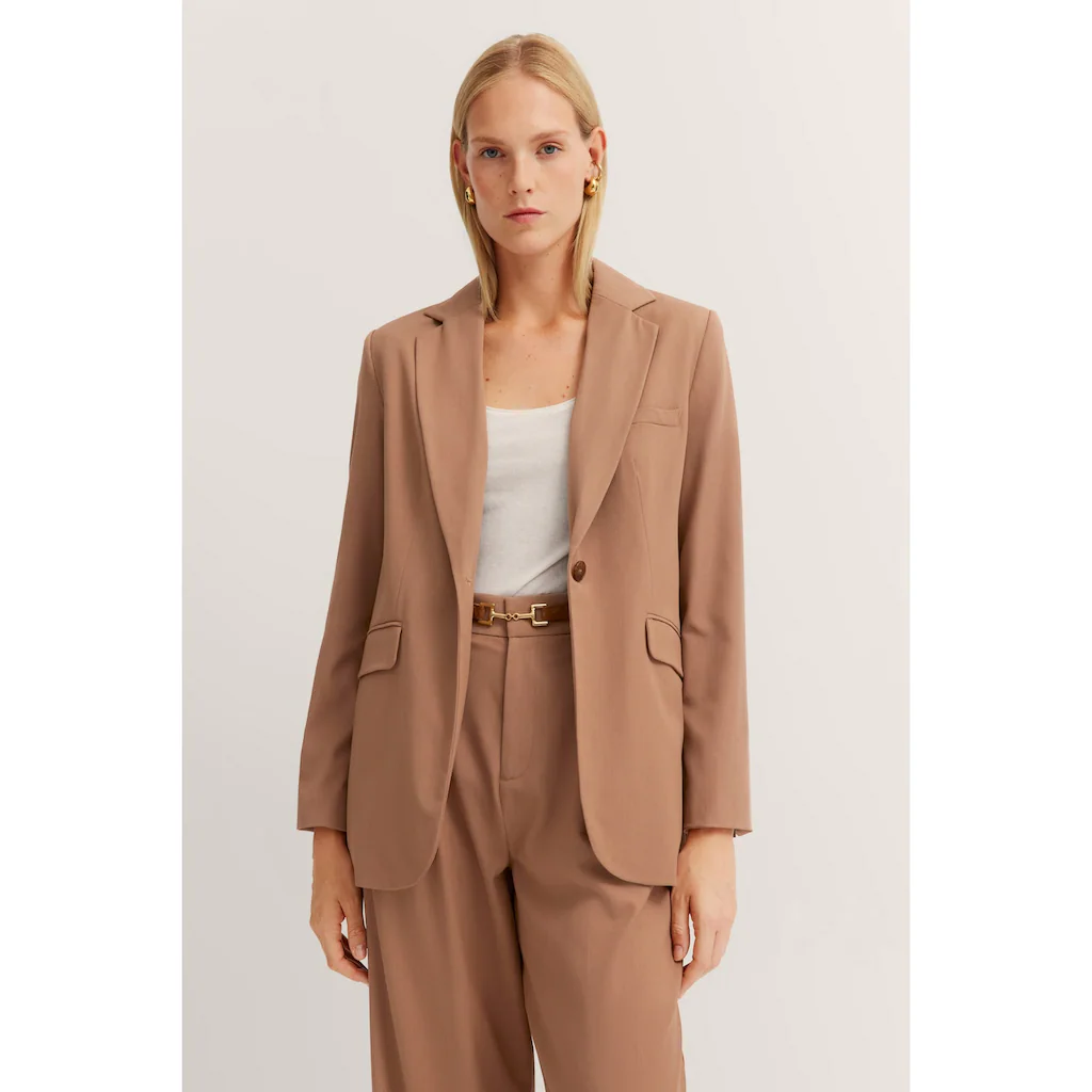 bugatti Kurzblazer aus elastischem Viskosemix