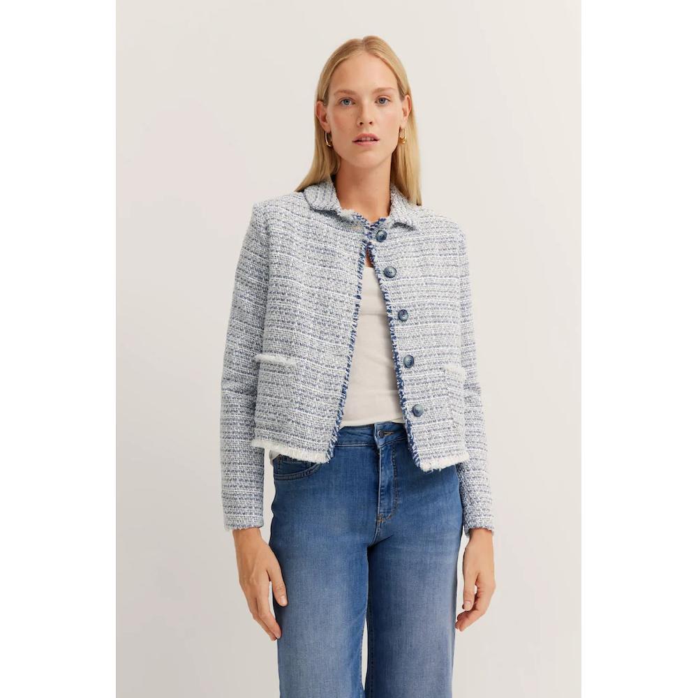 bugatti Kurzblazer mit Knopfleiste