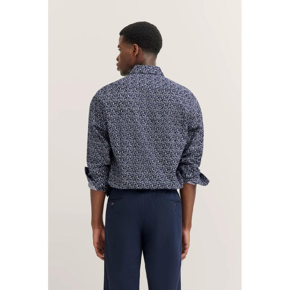 Bugatti Langarmhemd Mit Button-Down-Kragen