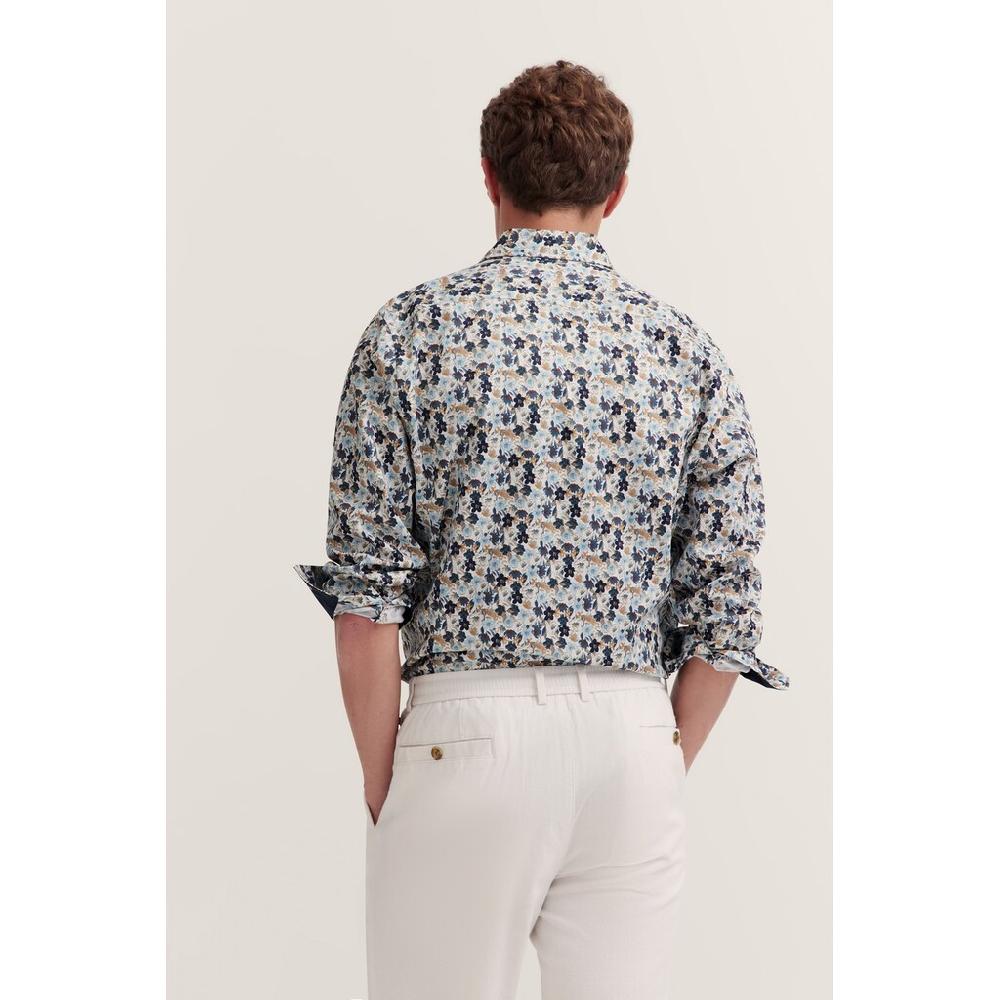 Bugatti Langarmhemd Mit Button-Down-Kragen