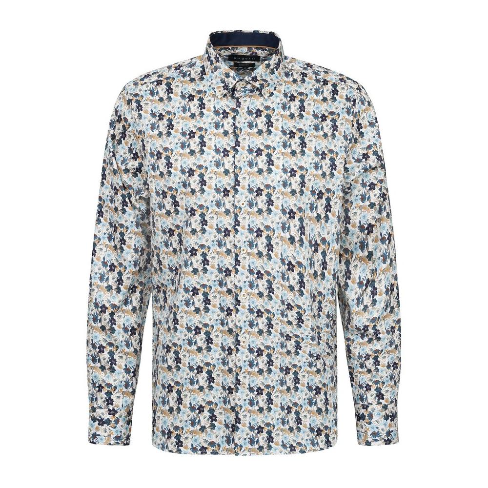 Bugatti Langarmhemd Mit Button-Down-Kragen